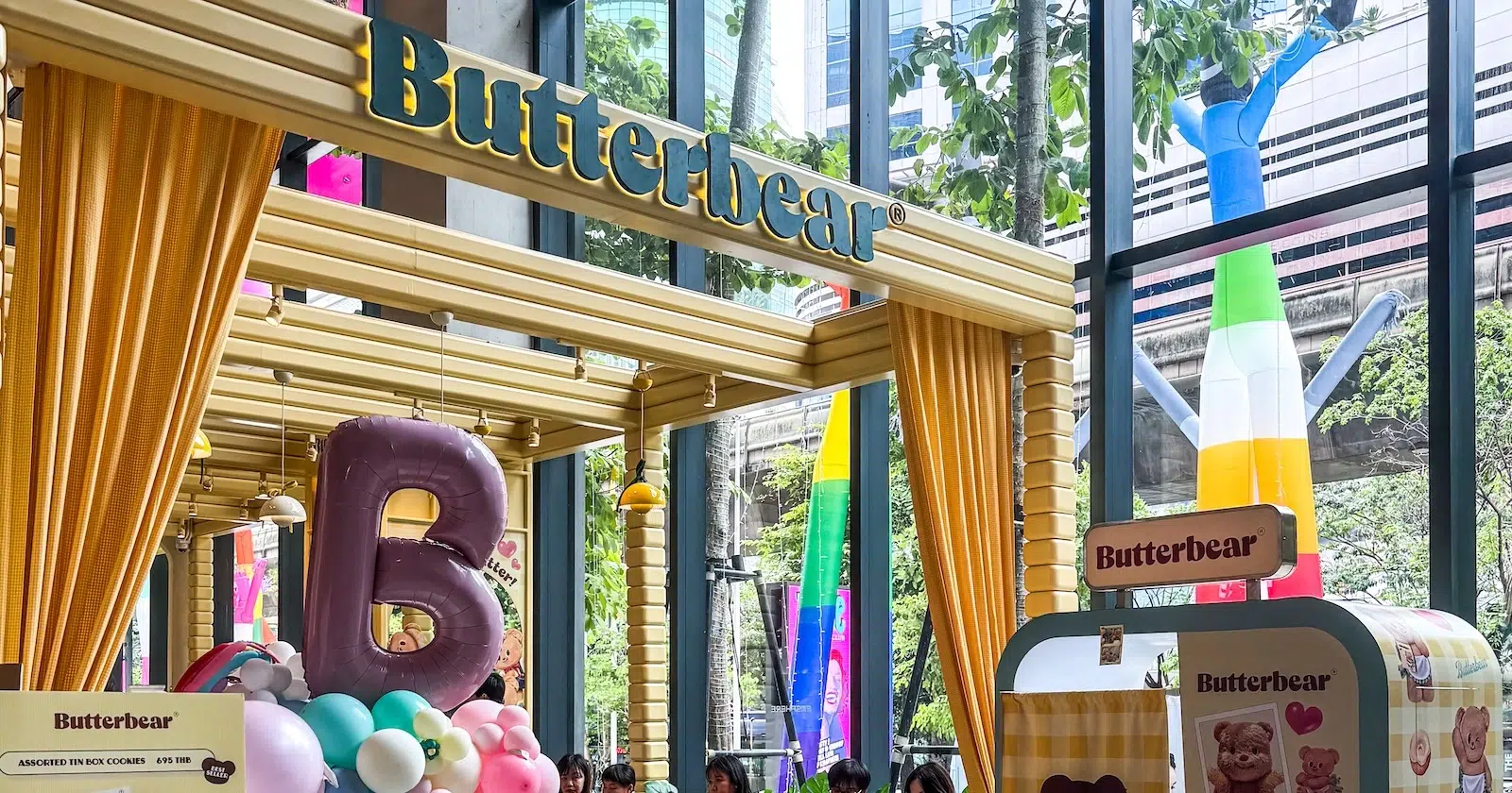 Here is exterior of Butterbear Café at EmSphere in Bangkok