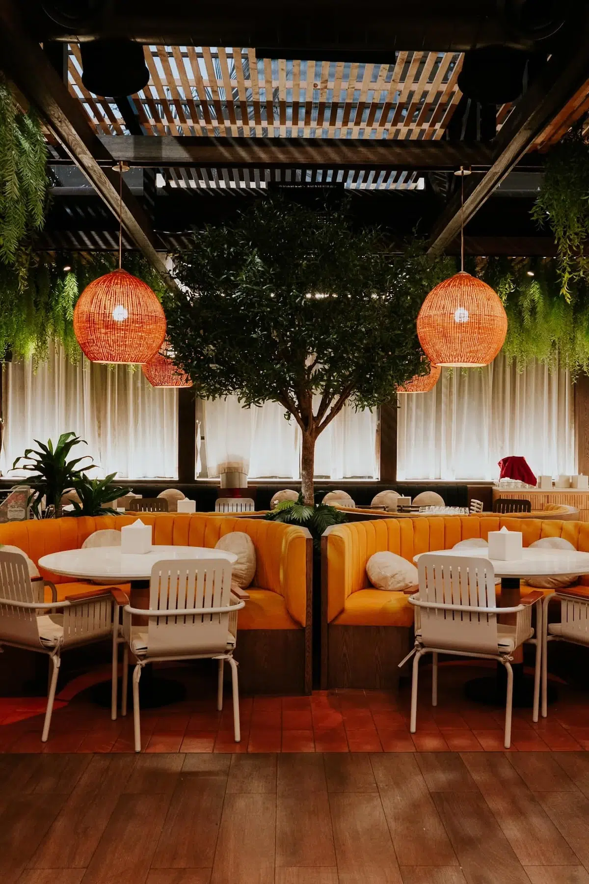 This is the cozy interior of the restaurant called The Garden by Home Ekkamai at Emsphere Mall