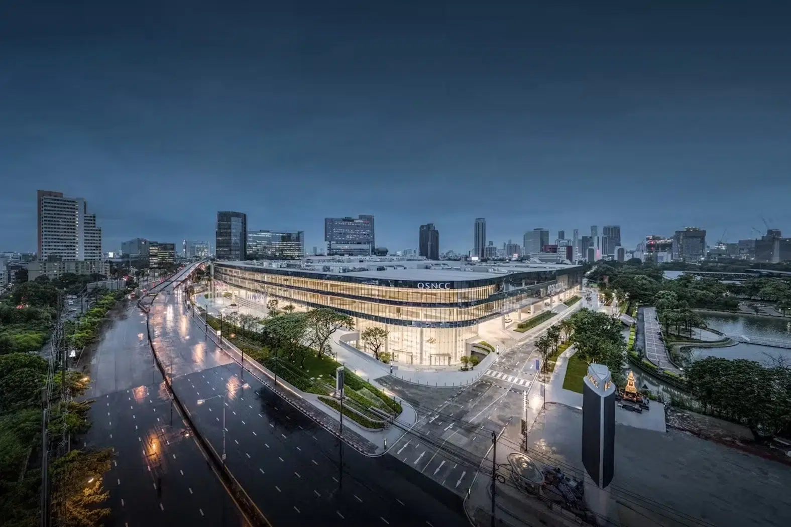 queen sirikit convention center bird view