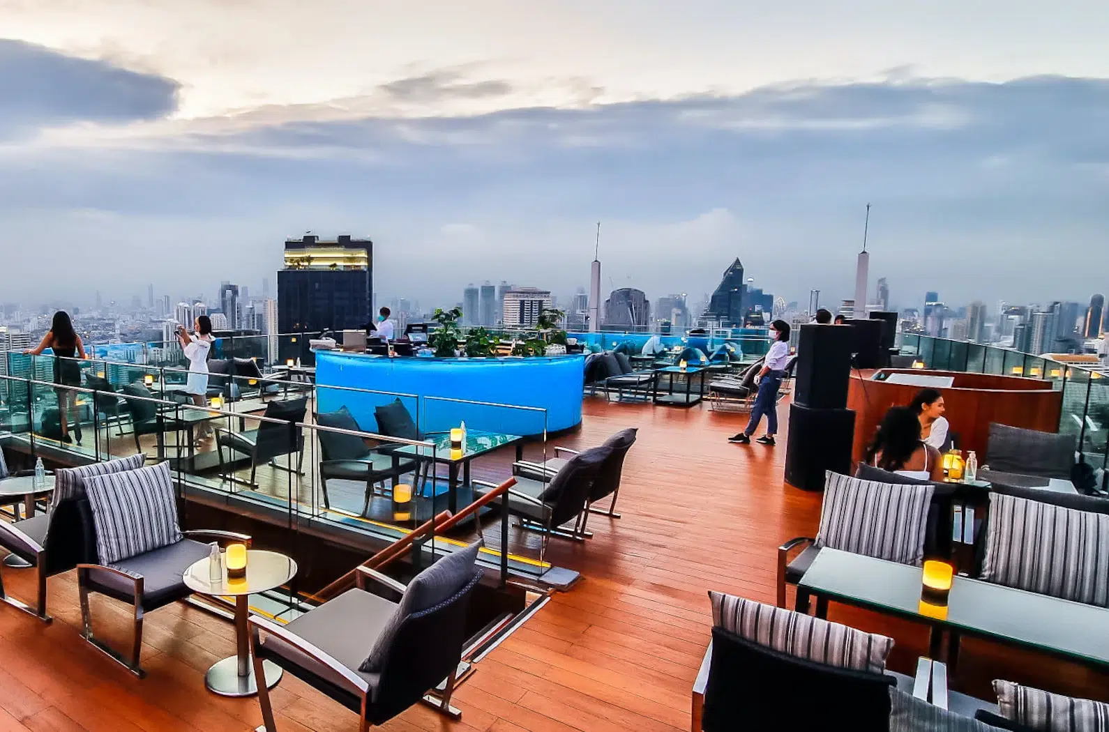 rooftop bar octave outdoor view