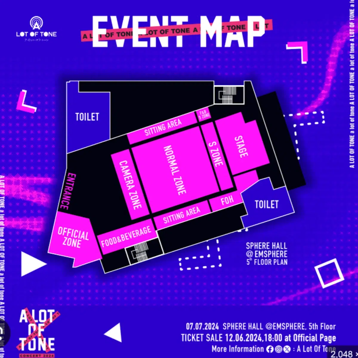 sphere hall event map