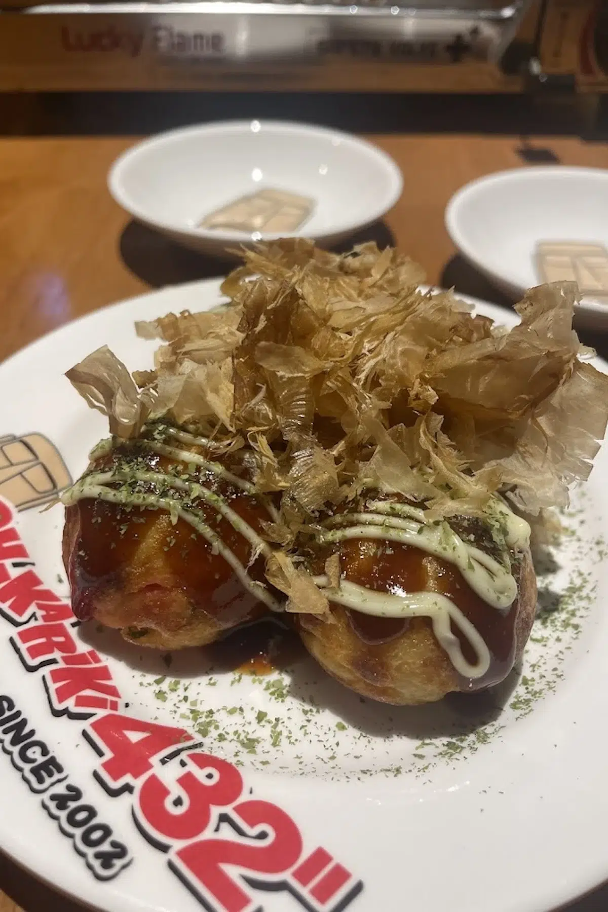 this is the takoyaki from Super Shakariki 432 restaurant